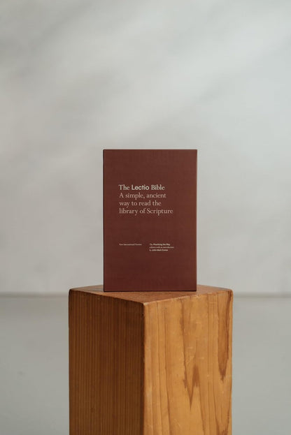 NIV Lectio Bible: A simple, ancient way to read the library of Scripture, Cloth over Board: The Practicing the Way edition with an introduction by John Mark Comer