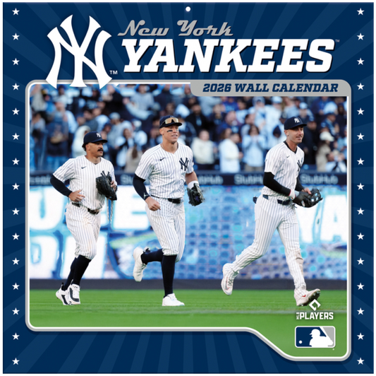 New York Yankees 2026 12x12 Team Wall Calendar
