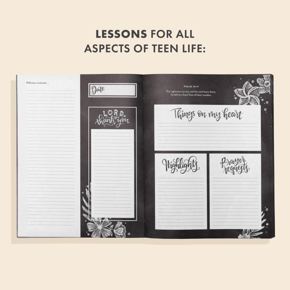 Prayer Journal for Teen Girls: 52-week Scripture, Devotional, & Guided Prayer Journal