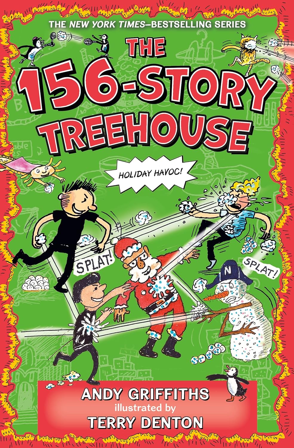 The 156-Story Treehouse: Holiday Havoc! (Treehouse Books 12)