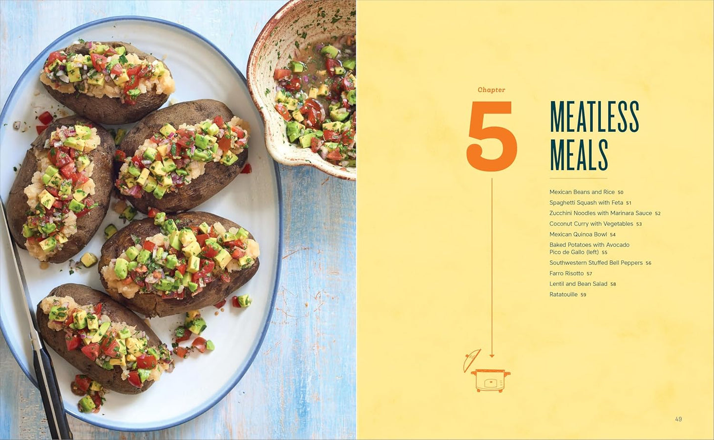 The Easy 5-Ingredient Slow Cooker Cookbook: 100 Delicious No-Fuss Meals for Busy People