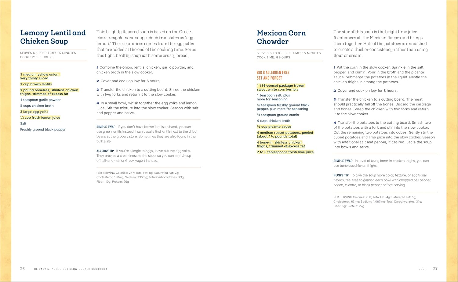 The Easy 5-Ingredient Slow Cooker Cookbook: 100 Delicious No-Fuss Meals for Busy People