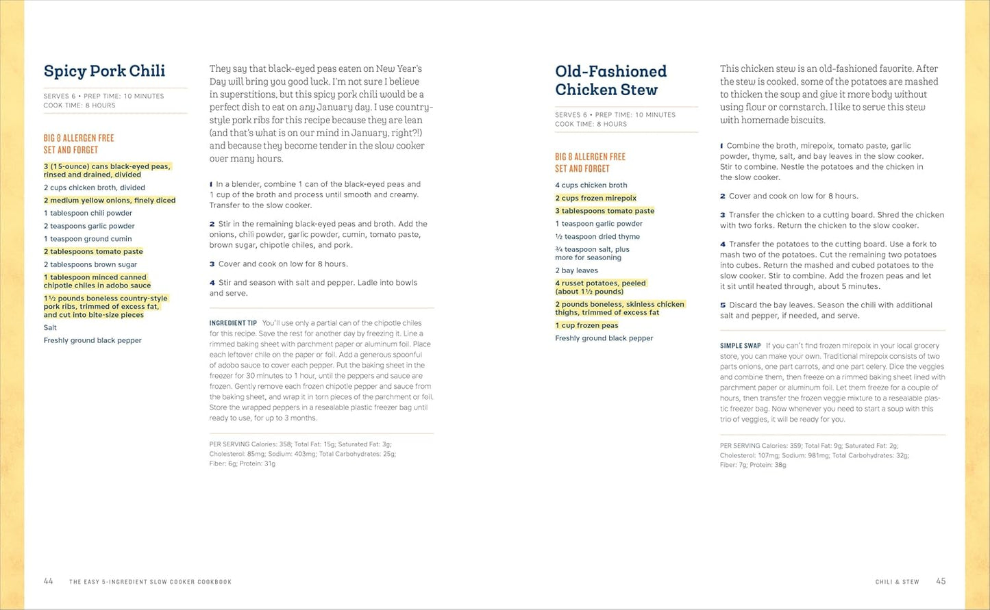 The Easy 5-Ingredient Slow Cooker Cookbook: 100 Delicious No-Fuss Meals for Busy People