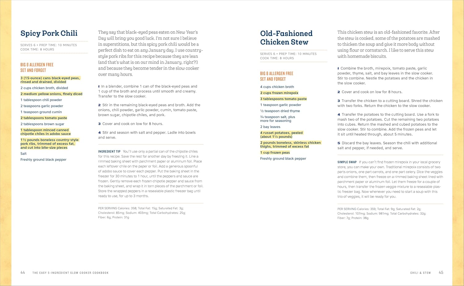 The Easy 5-Ingredient Slow Cooker Cookbook: 100 Delicious No-Fuss Meals for Busy People