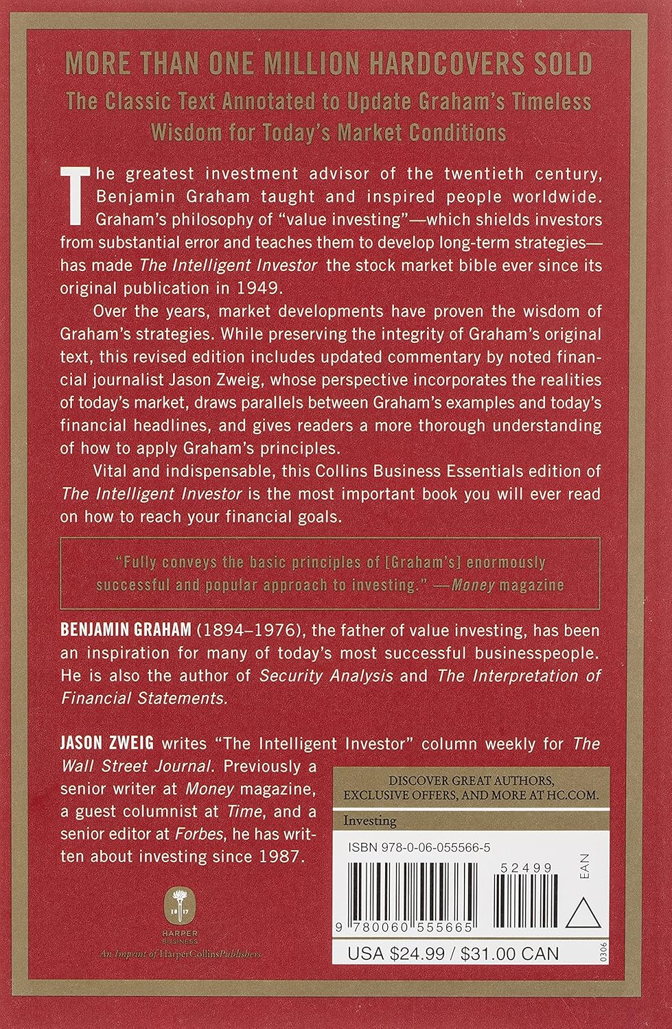 The Intelligent Investor REV Ed.: The Definitive Book on Value Investing
