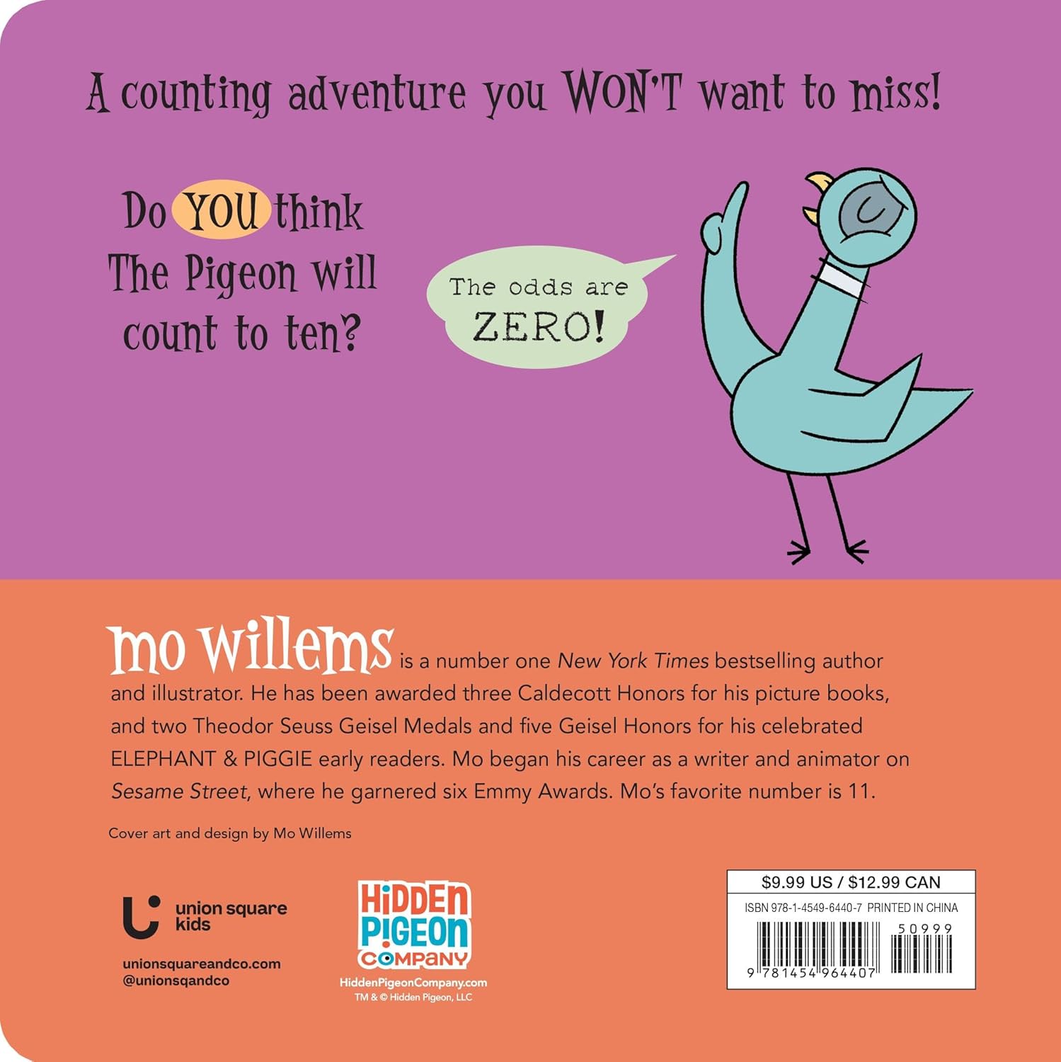 The Pigeon Won't Count to 10!