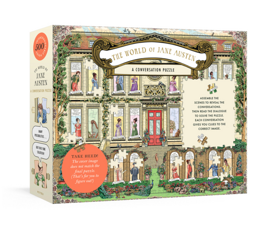 The World of Jane Austen: A Conversation Puzzle: 500-Piece Puzzle: Jigsaw Puzzle for Adults