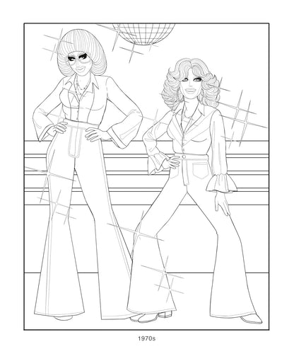 Trixie and Katya Coloring Through History