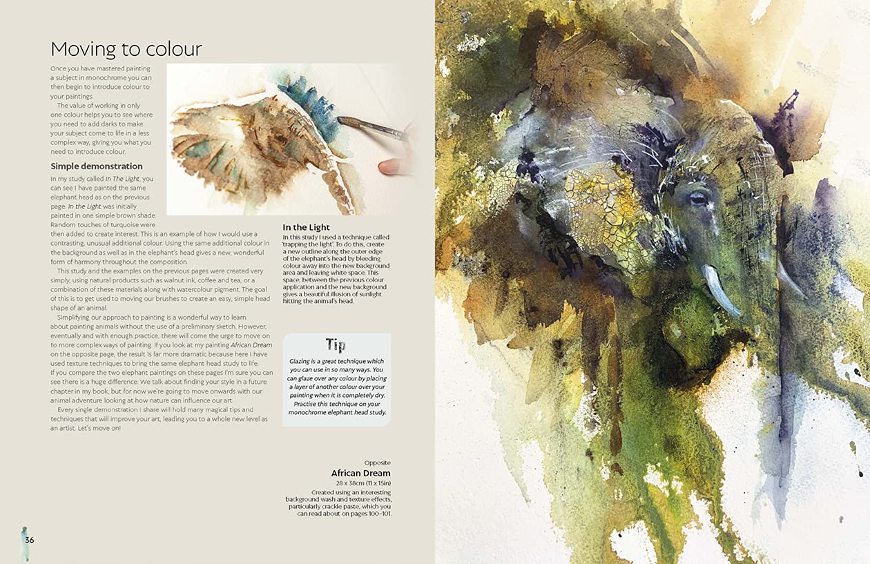 Atmospheric Animals in Watercolour: Painting with spirit & vitality
