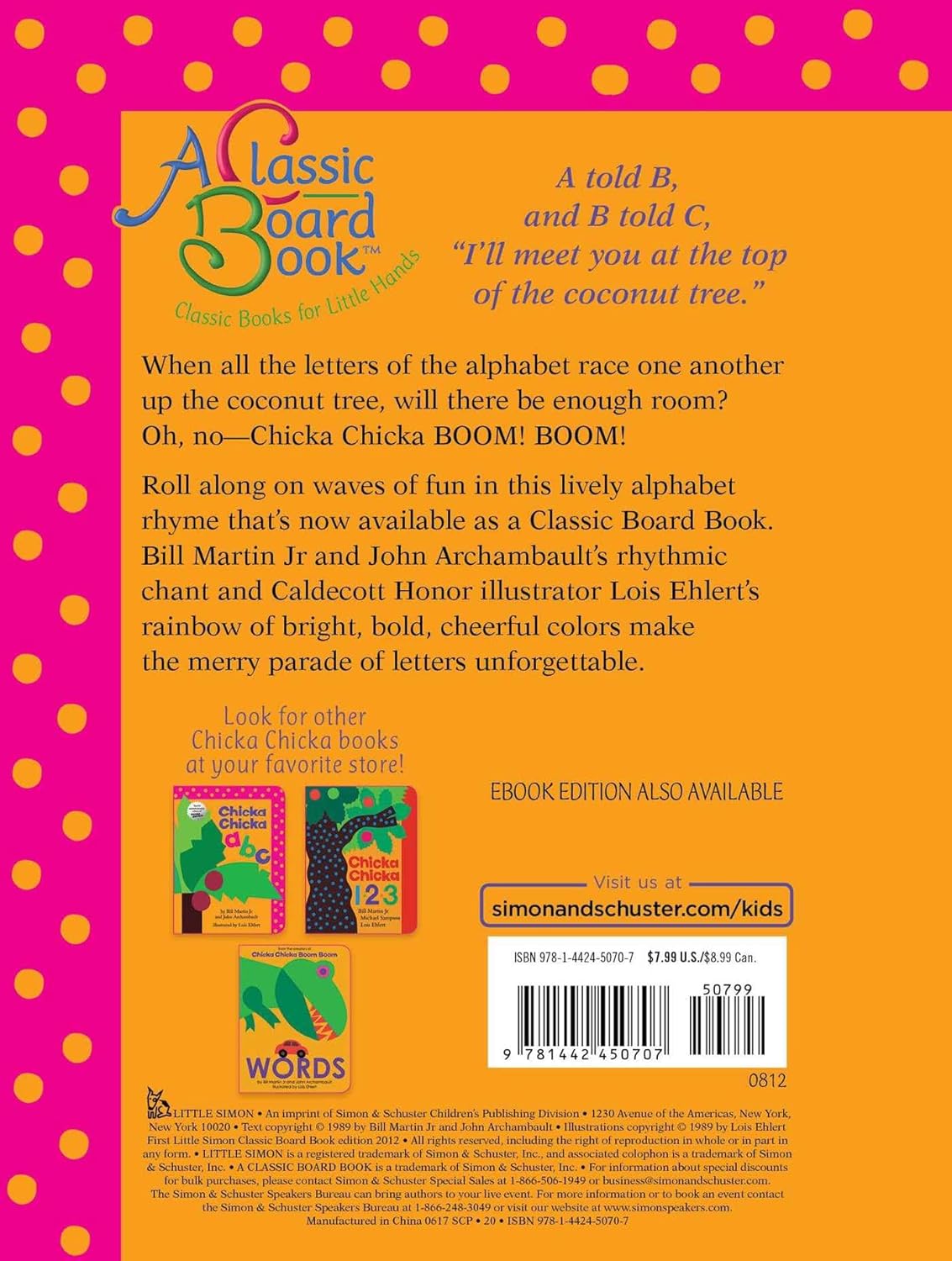 Chicka Chicka Boom Boom (Board Book)