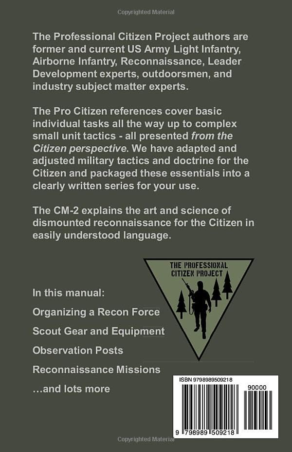 Citizen Manual 2 Reconnaissance (The Professional Citizen Project)