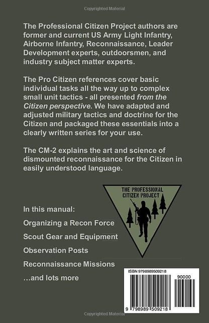 Citizen Manual 2 Reconnaissance (The Professional Citizen Project)