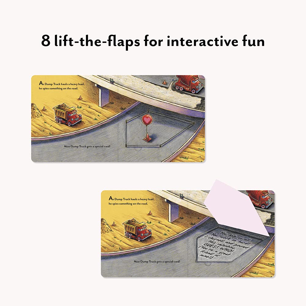 Construction Site You're Just Right: A Valentine Lift-the-Flap Book (Goodnight Construction Site)