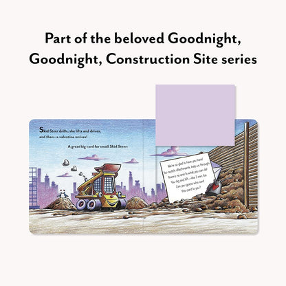 Construction Site You're Just Right: A Valentine Lift-the-Flap Book (Goodnight Construction Site)