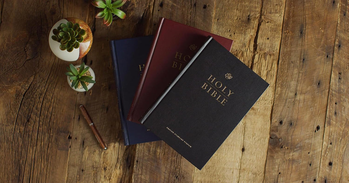 ESV Pew and Worship Bible, Large Print (Hardcover, Burgundy)