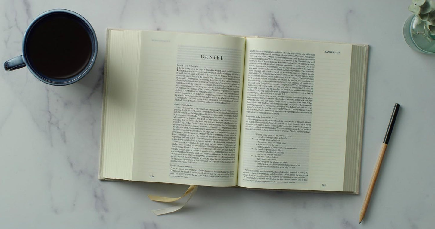 ESV Single Column Journaling Bible, Hosanna Revival Series (Cloth Over Board, Norfolk Design)