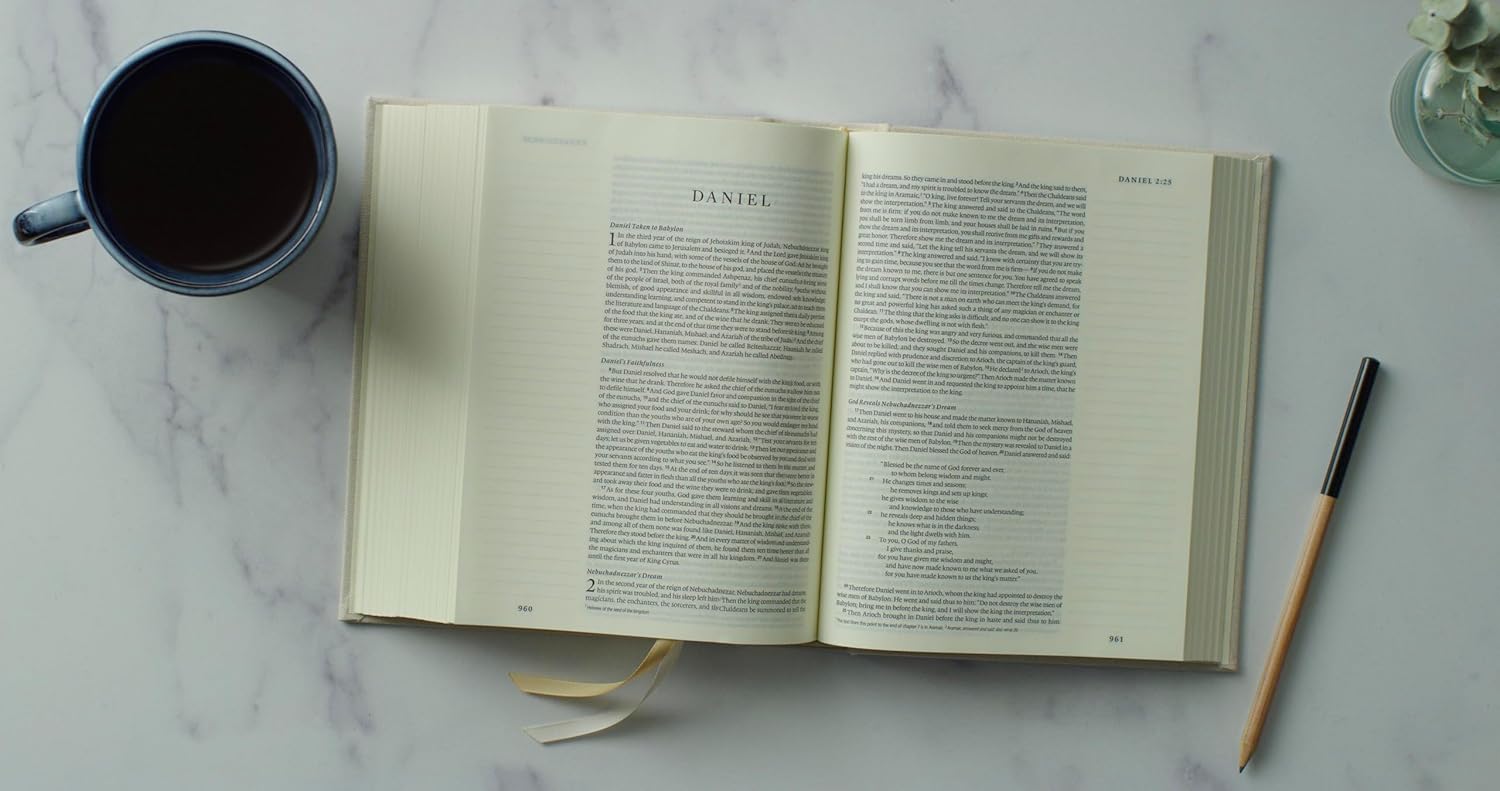 ESV Single Column Journaling Bible, Hosanna Revival Series (Cloth Over Board, Norfolk Design)