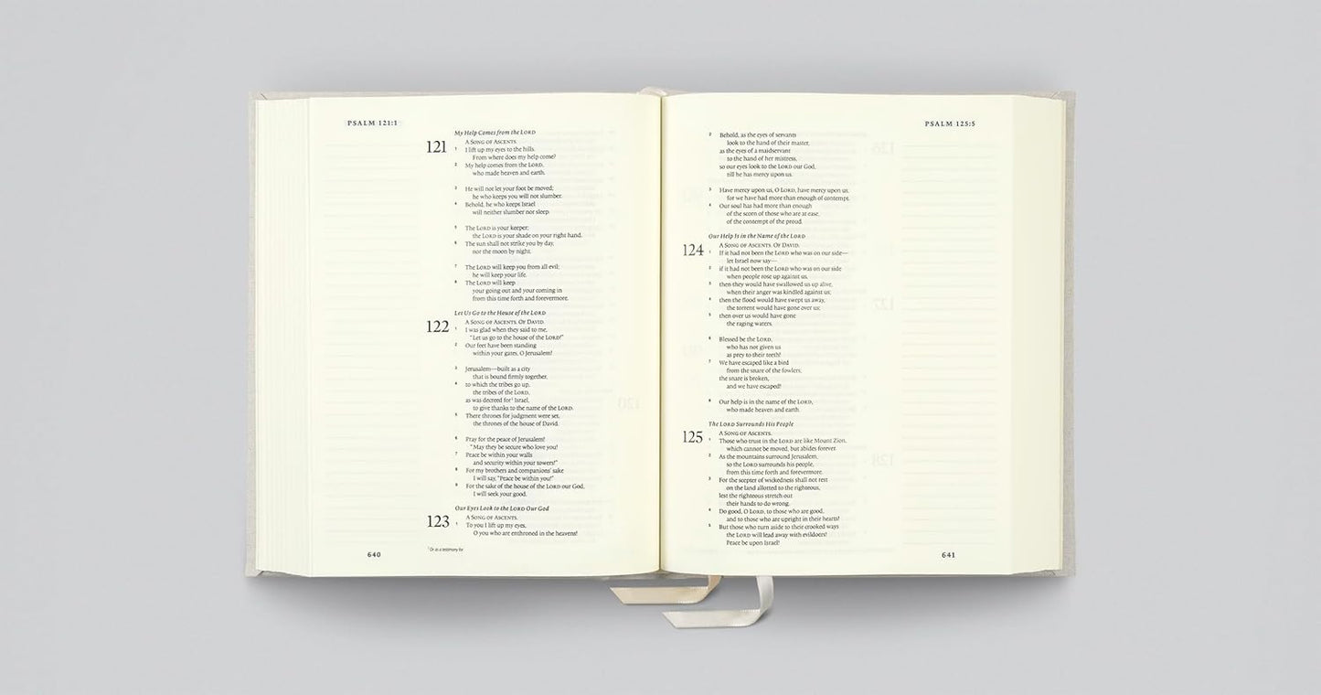 ESV Single Column Journaling Bible, Hosanna Revival Series (Cloth Over Board, Norfolk Design)