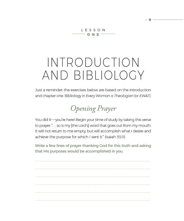 Every Woman a Theologian Workbook: Know What You Believe. Live It Confidently. Communicate It Graciously.