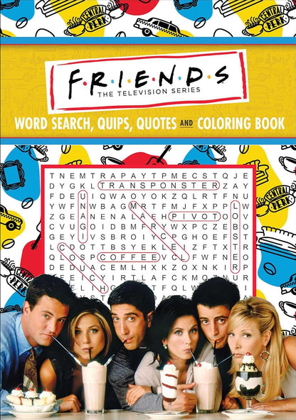 Friends Word Search, Quips, Quotes, and Coloring Book (Coloring Book & Word Search)