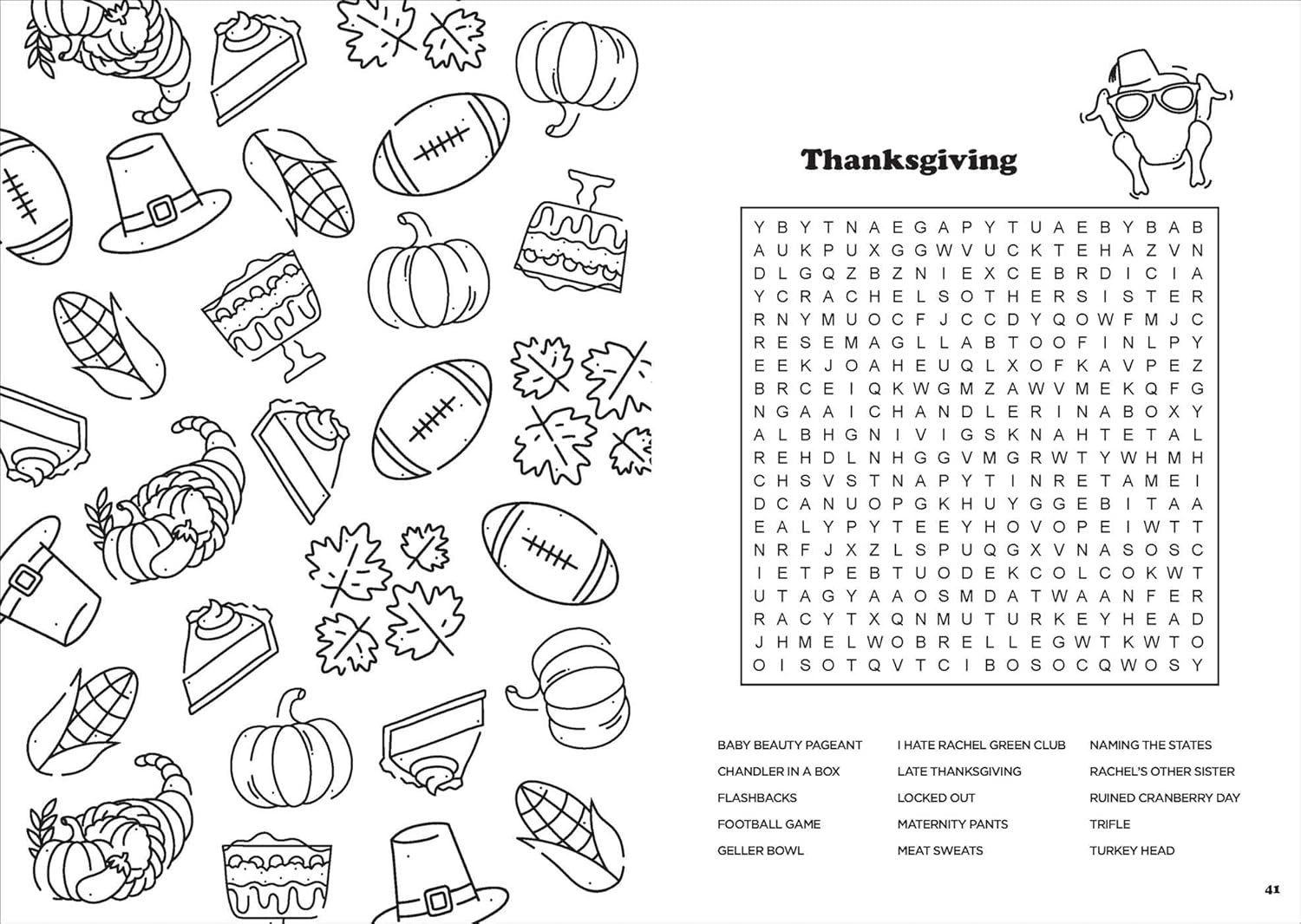 Friends Word Search, Quips, Quotes, and Coloring Book (Coloring Book & Word Search)