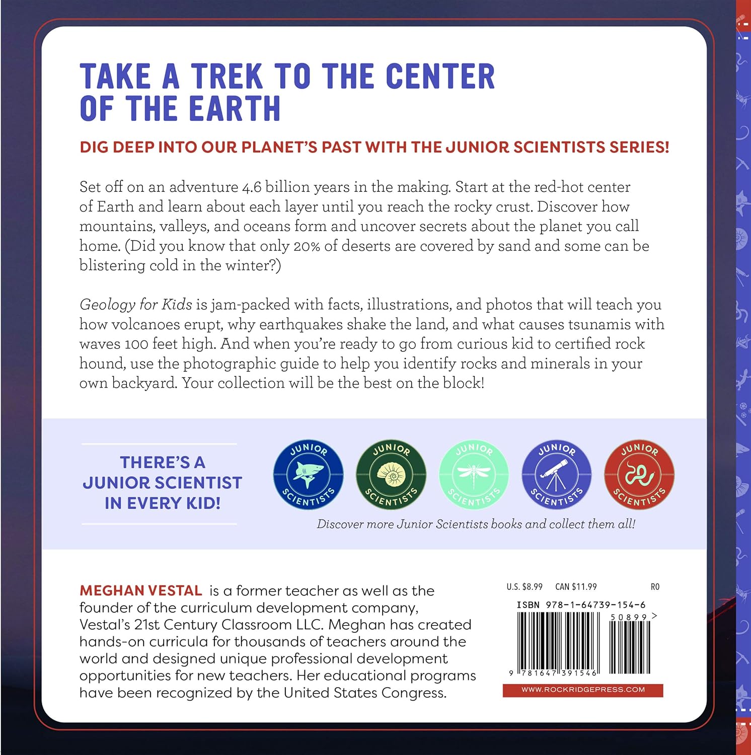 Geology for Kids: A Junior Scientist's Guide to Rocks, Minerals, and the Earth Beneath Our Feet