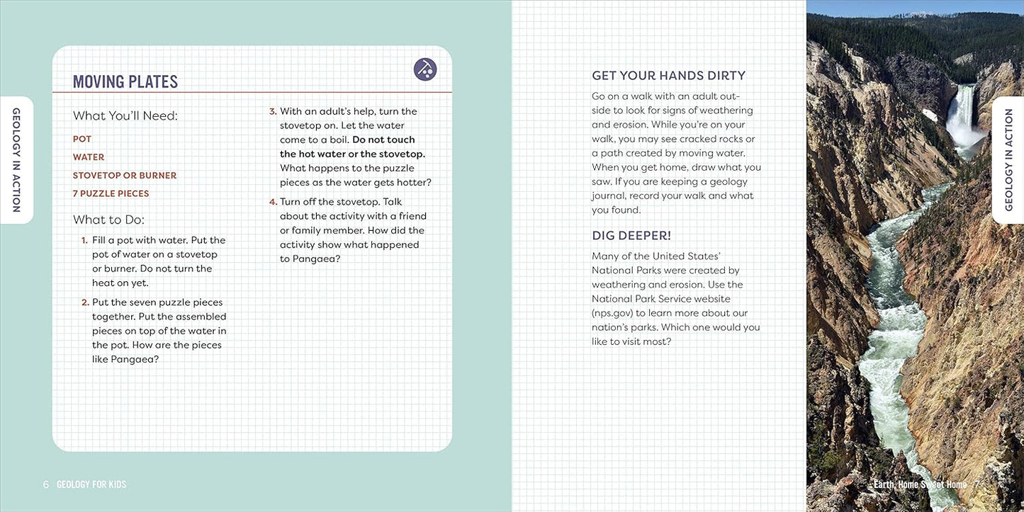 Geology for Kids: A Junior Scientist's Guide to Rocks, Minerals, and the Earth Beneath Our Feet