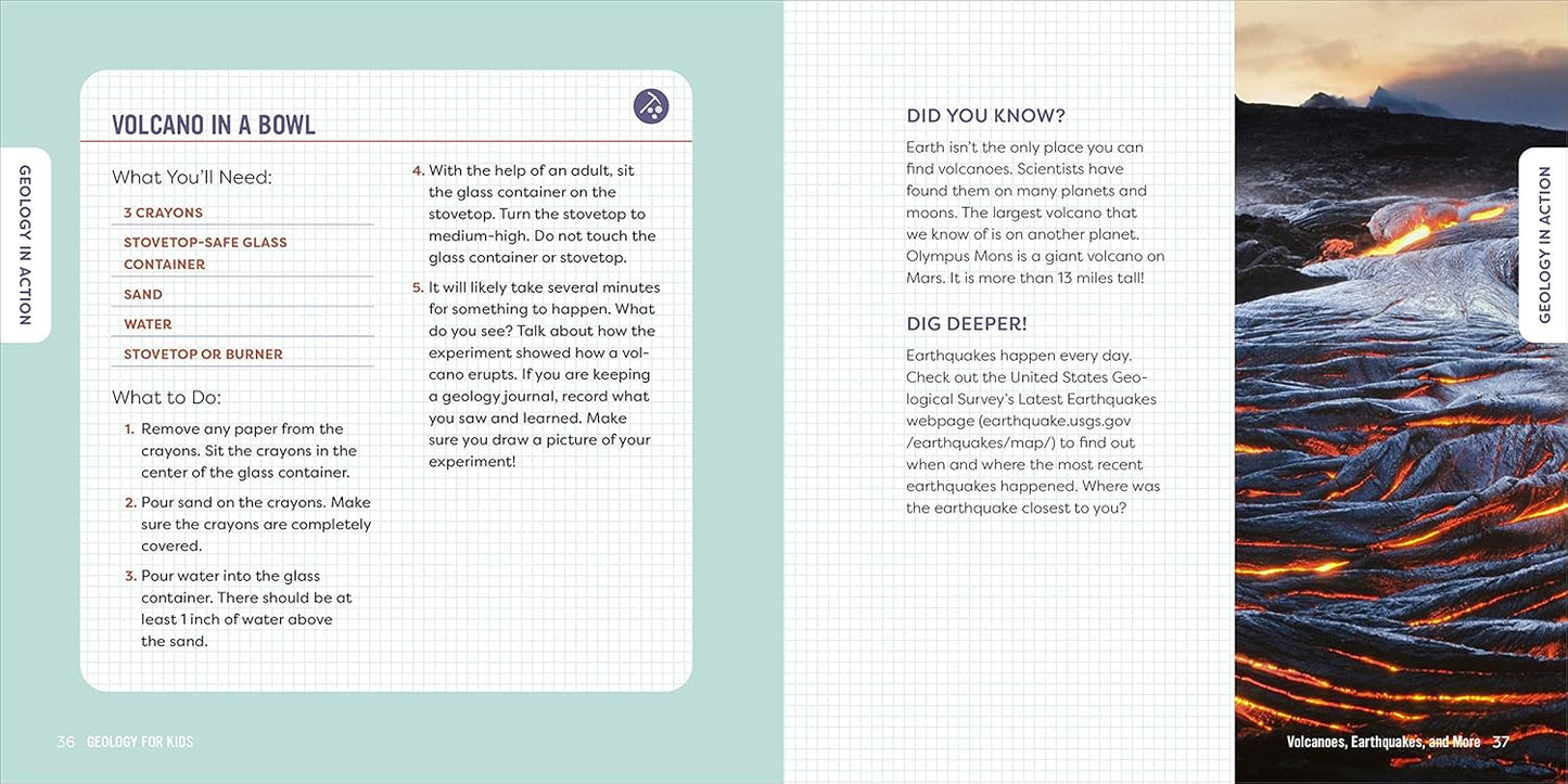 Geology for Kids: A Junior Scientist's Guide to Rocks, Minerals, and the Earth Beneath Our Feet