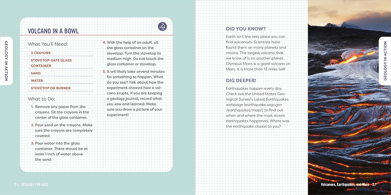 Geology for Kids: A Junior Scientist's Guide to Rocks, Minerals, and the Earth Beneath Our Feet