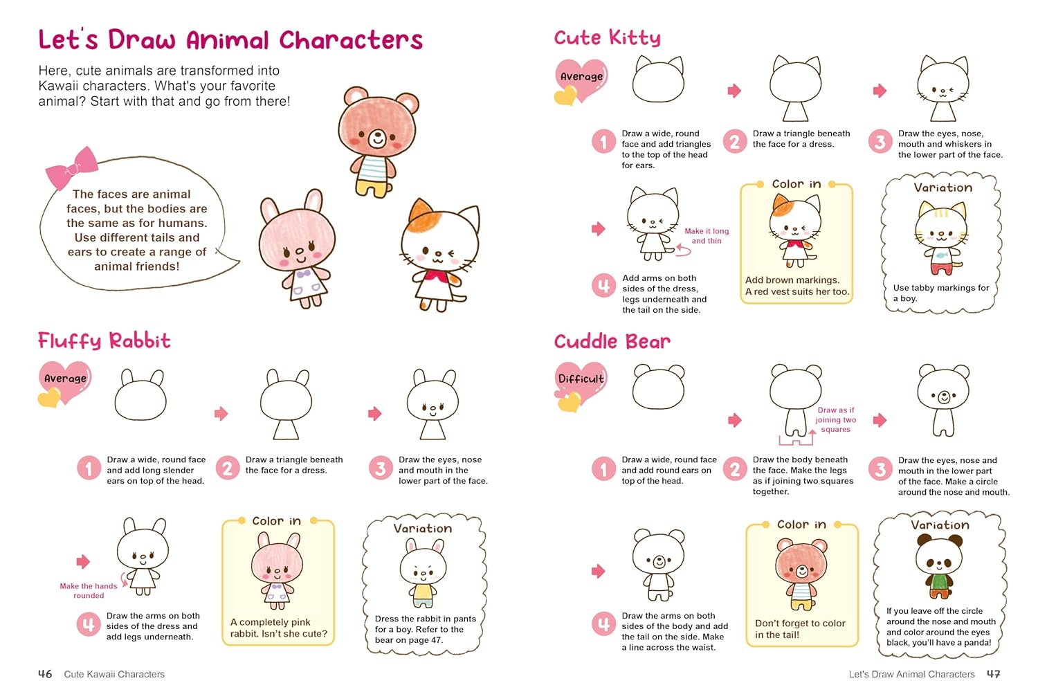 Kawaii Doodles: Supercute Drawings in Four Easy Steps (with Over 1,250 Illustrations)