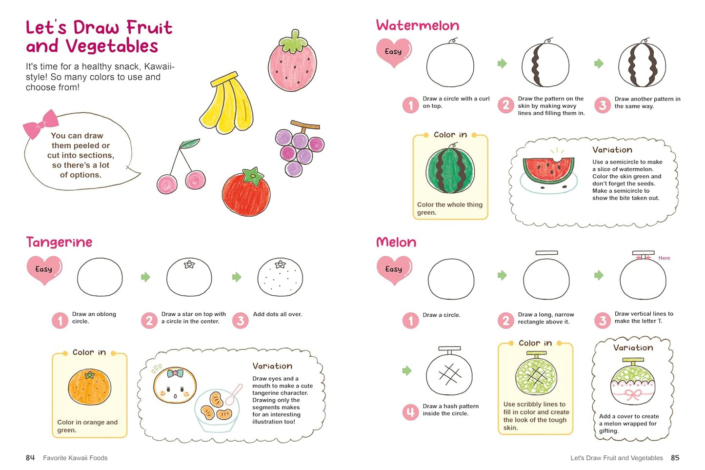Kawaii Doodles: Supercute Drawings in Four Easy Steps (with Over 1,250 Illustrations)
