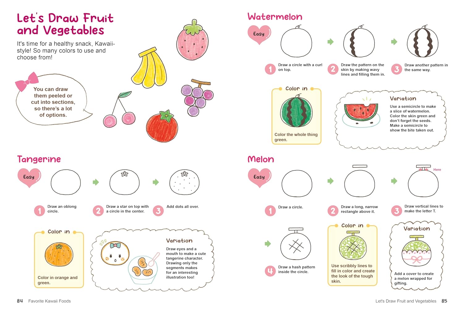 Kawaii Doodles: Supercute Drawings in Four Easy Steps (with Over 1,250 Illustrations)