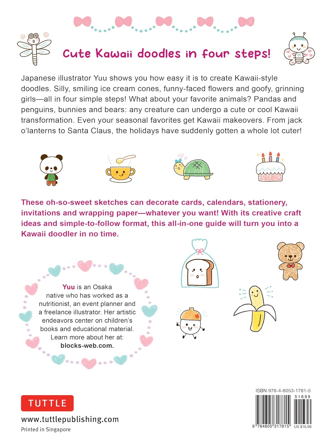 Kawaii Doodles: Supercute Drawings in Four Easy Steps (with Over 1,250 Illustrations)