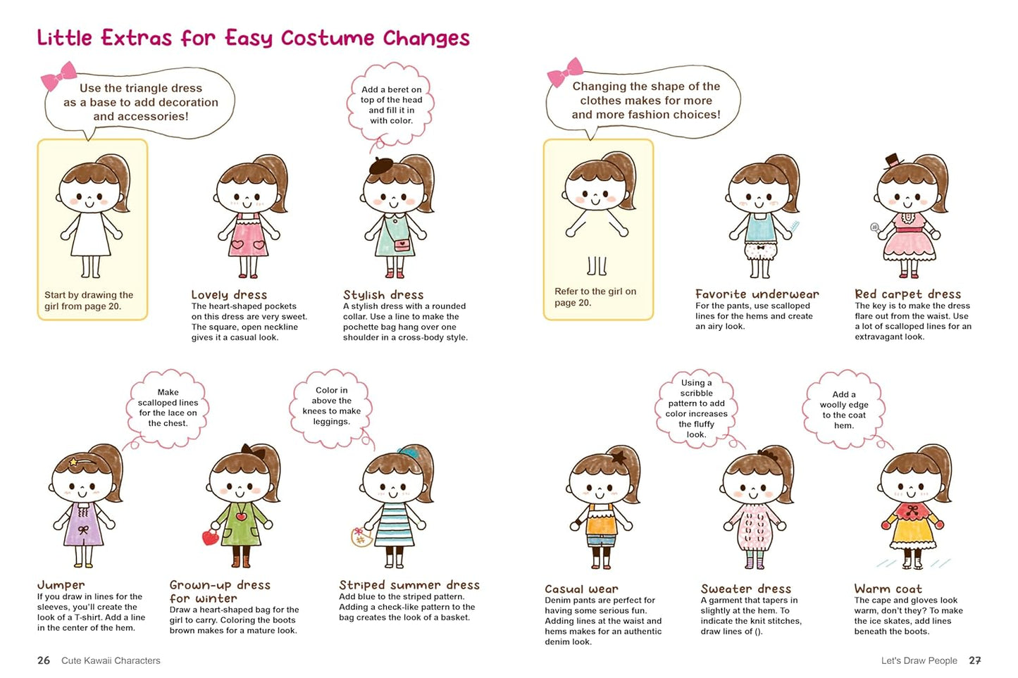 Kawaii Doodles: Supercute Drawings in Four Easy Steps (with Over 1,250 Illustrations)