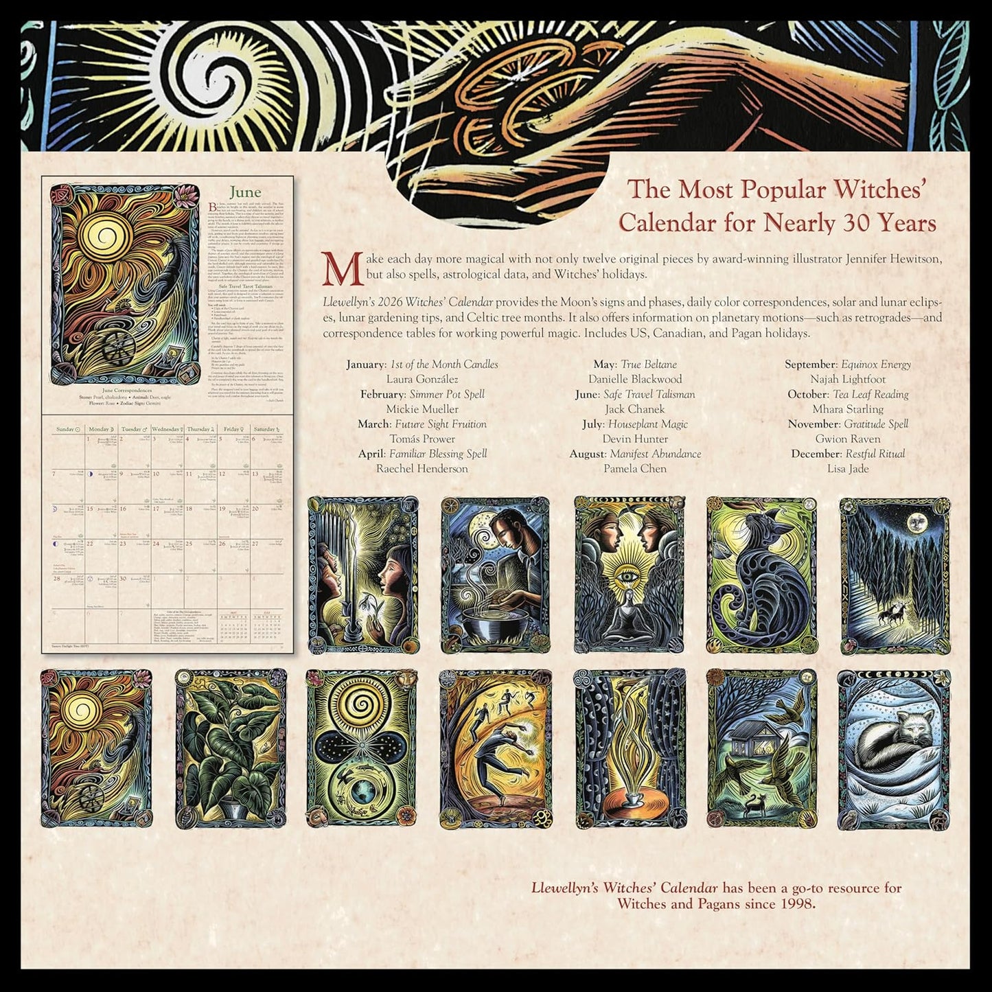 Llewellyn's 2026 Witches' Calendar (Llewellyn's 2026 Calendars, Almanacs & Datebooks, 14)
