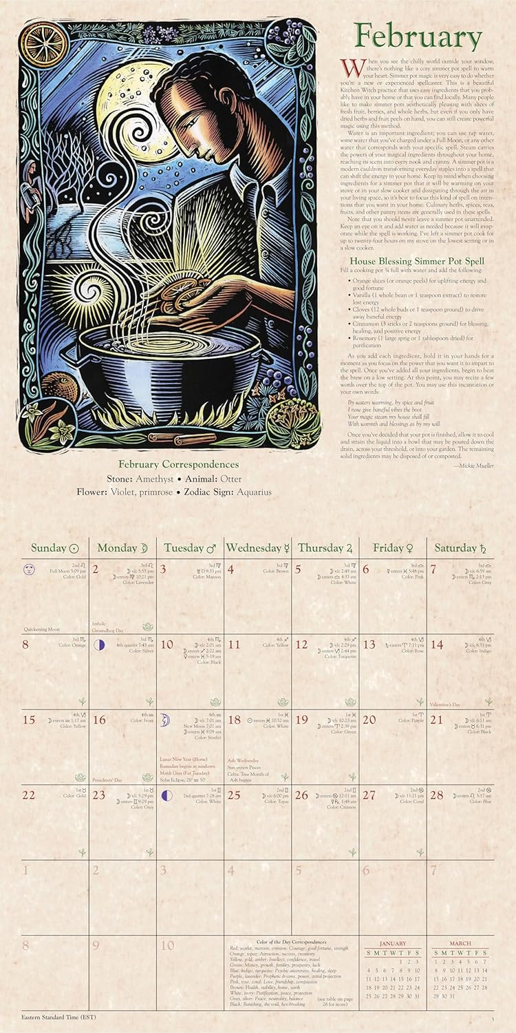 Llewellyn's 2026 Witches' Calendar (Llewellyn's 2026 Calendars, Almanacs & Datebooks, 14)