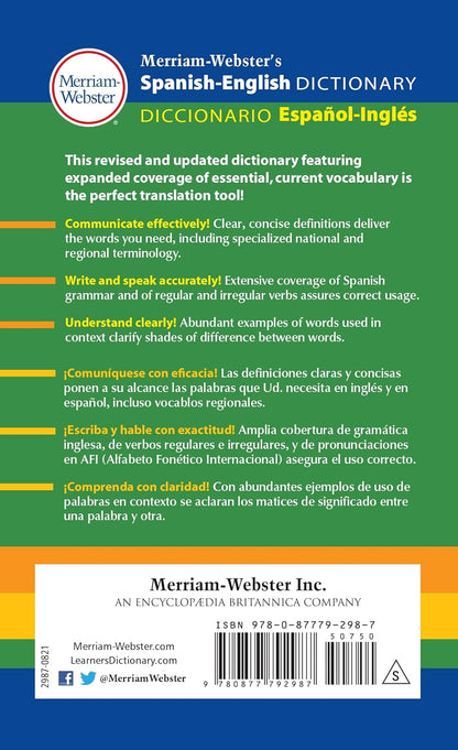 Merriam-Webster's Spanish-English Dictionary