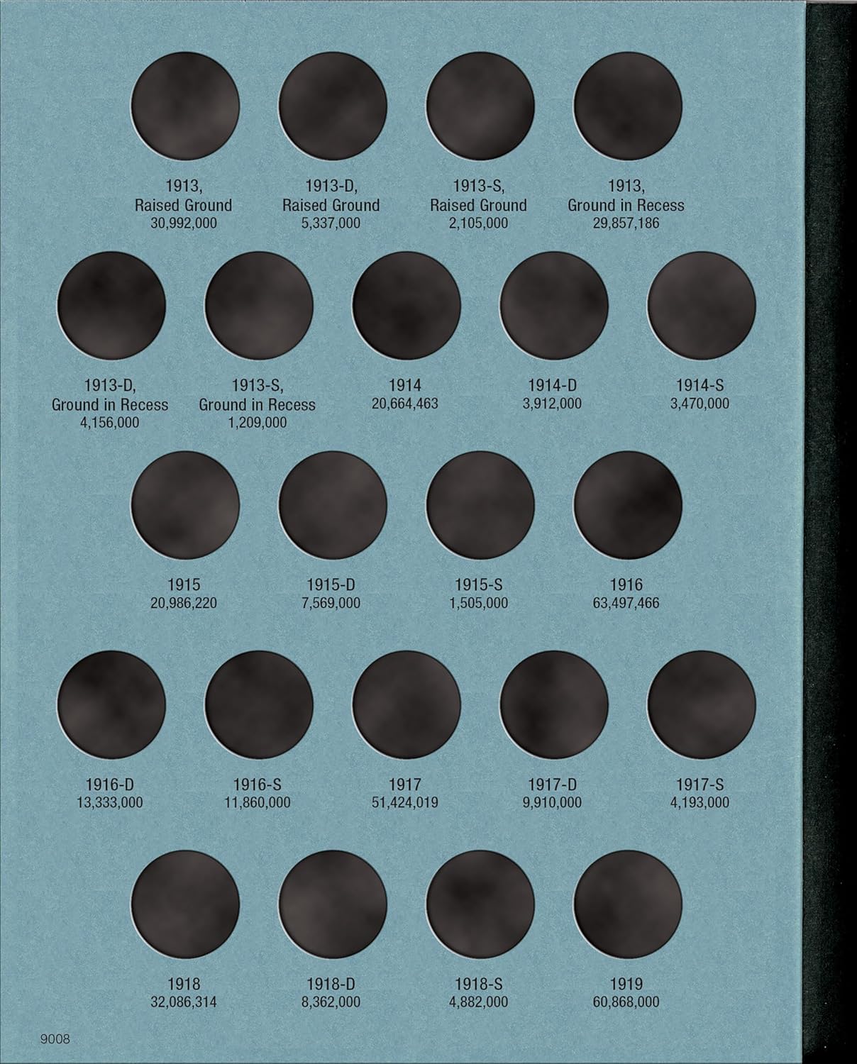 Official Whitman(r) Coin Folder - Buffalo Nickels: 1913-1938: Buffalo, 1913-1938