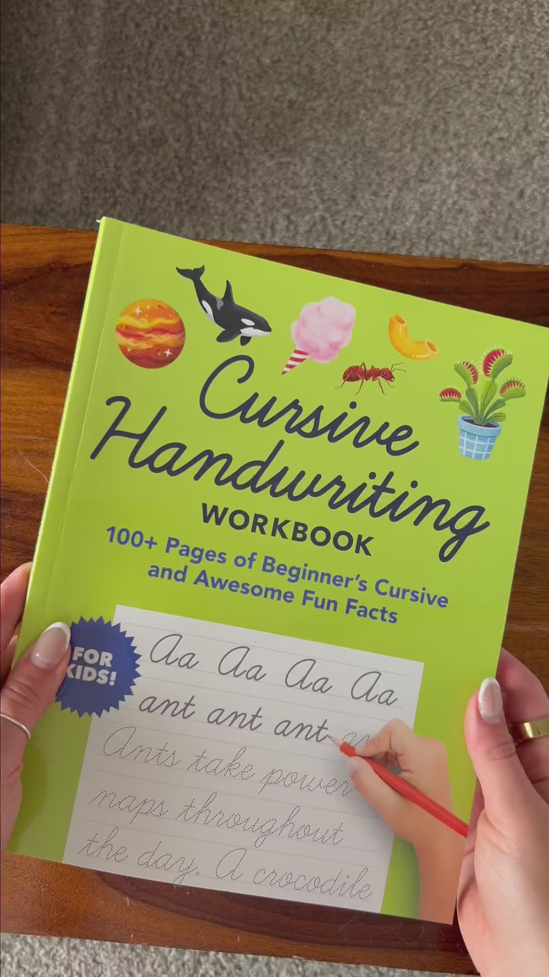 Cursive Handwriting Workbook