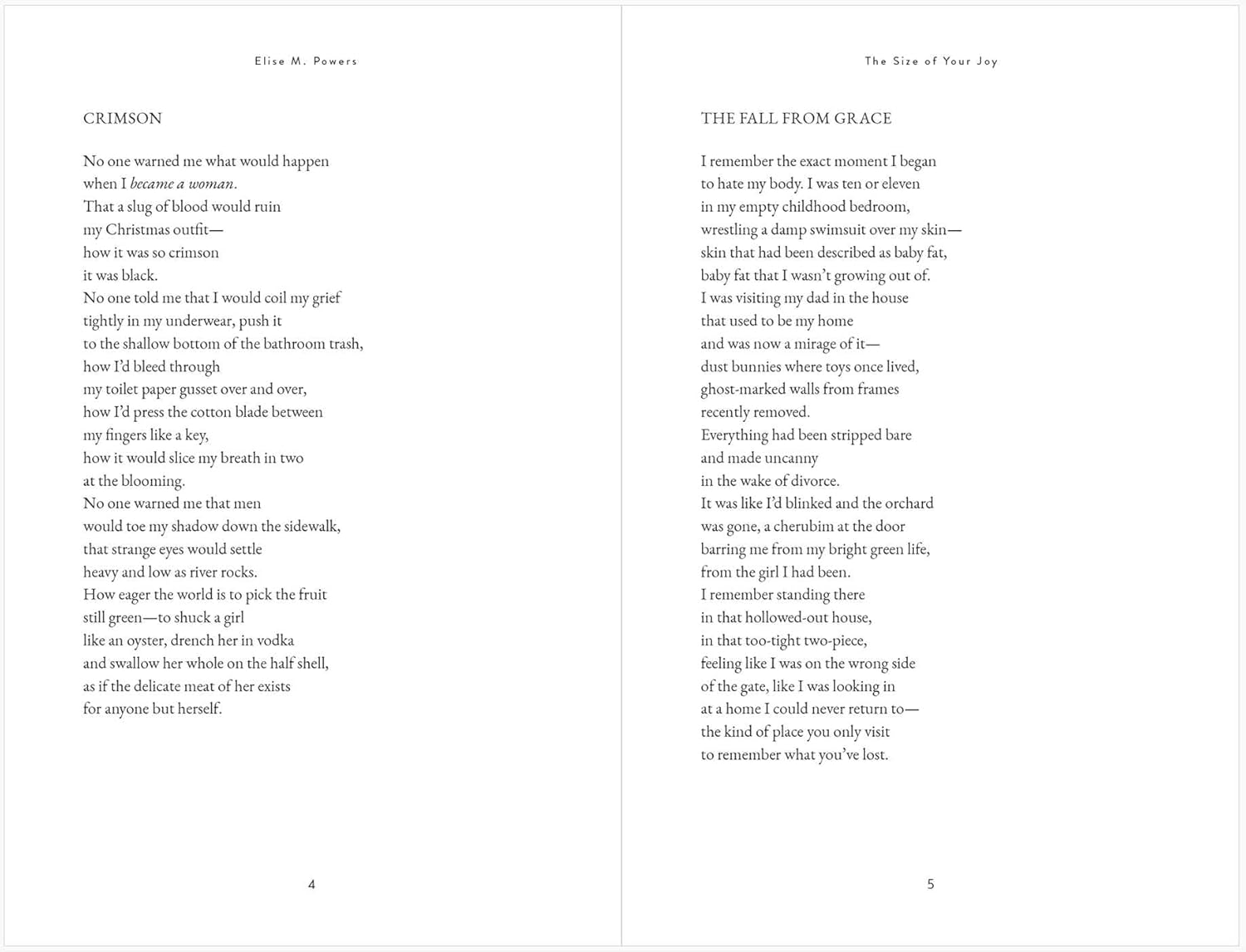 Size of Your Joy: Poems