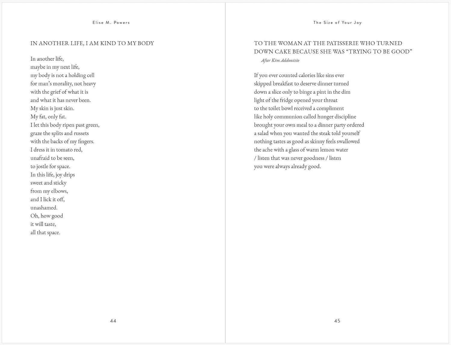 Size of Your Joy: Poems