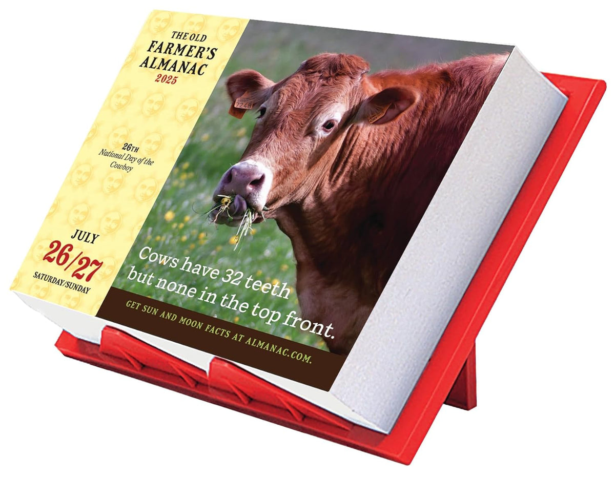 The 2025 Old Farmer's Almanac Everyday Box Calendar