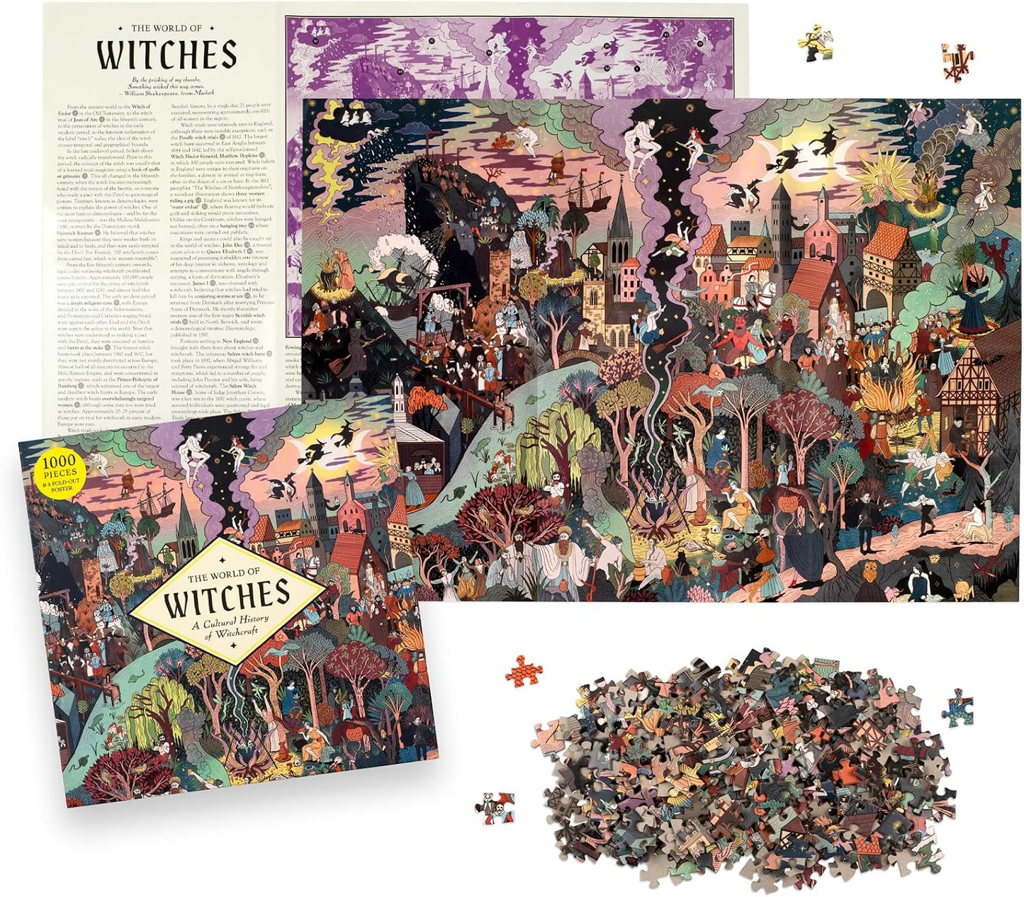 The World of Witches: A Cultural History of Witchcraft in a 1000-Piece Jigsaw Puzzle: A Cultural History of Witchcraft